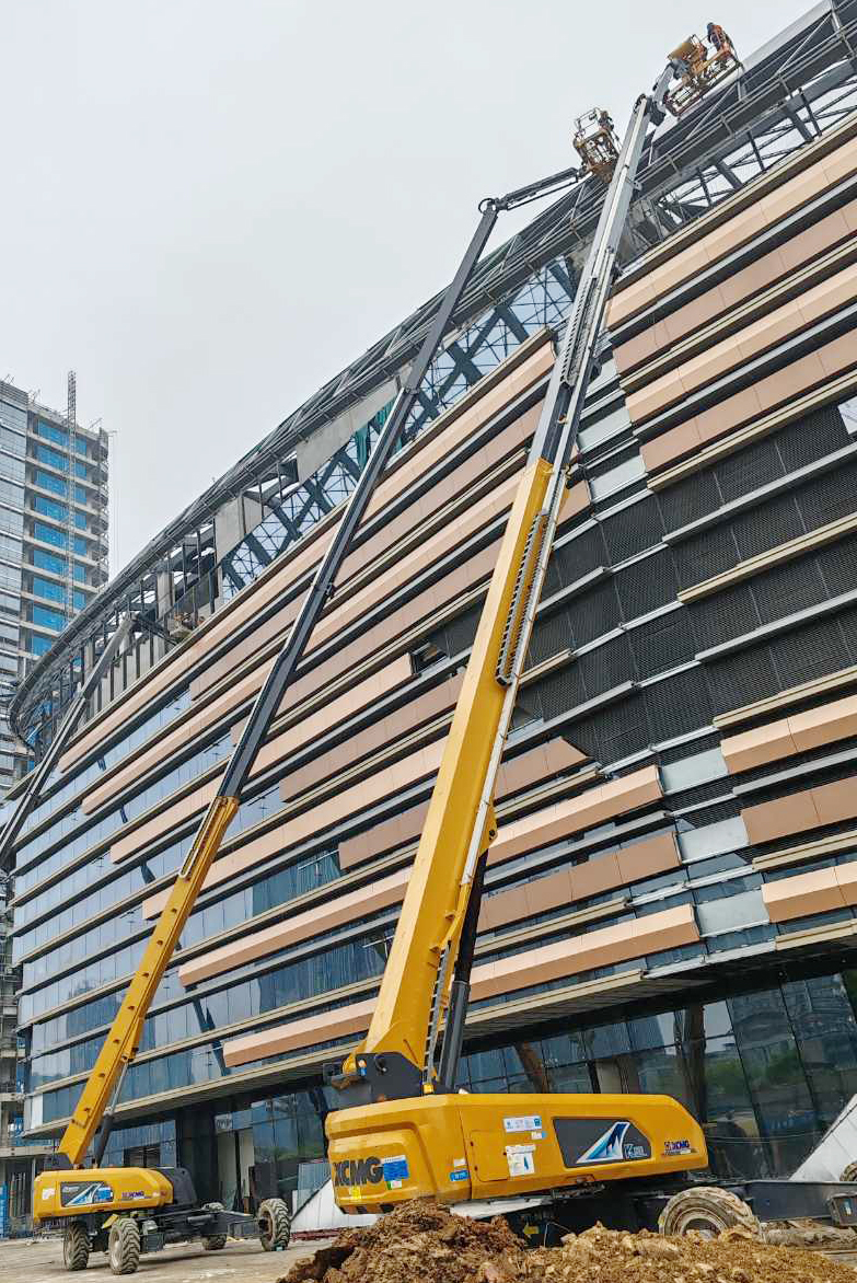 从蓝图到实景，7790必发集团中国XGS40ACK-Li助力德清金融广场崛起