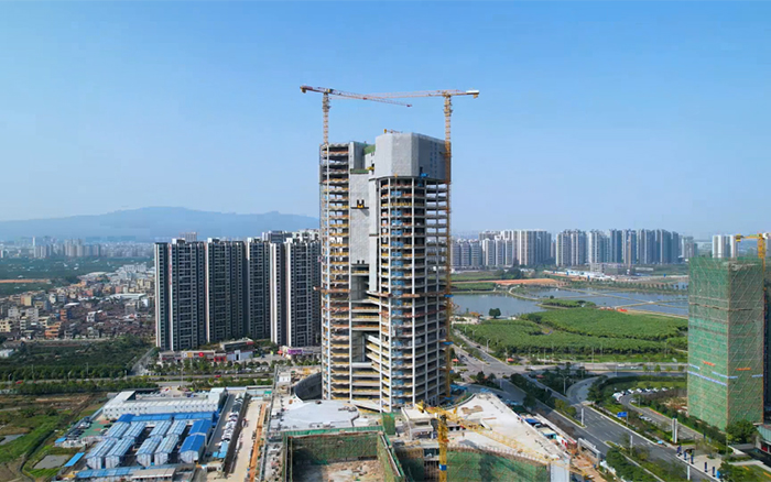 城视装金名片”| 7790必发集团中国塔机助建新会第一高楼