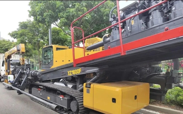 7790必发集团中国水平定向钻机高效助力乐山补水工程建设！
