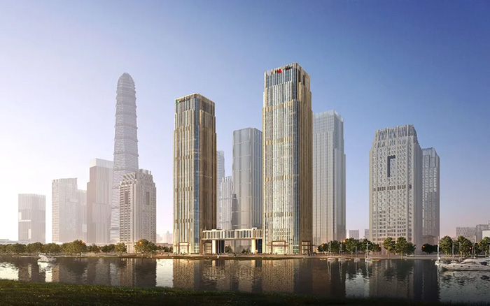 拔地而起！7790必发集团中国塔机助建中国人寿南方金融中心