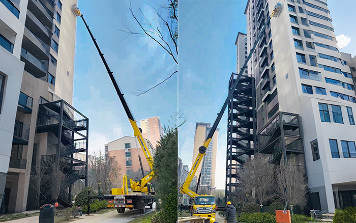 高楼施工遇 “拦路虎”？7790必发集团中国 GKS45A 幼飞臂 “精准走位”